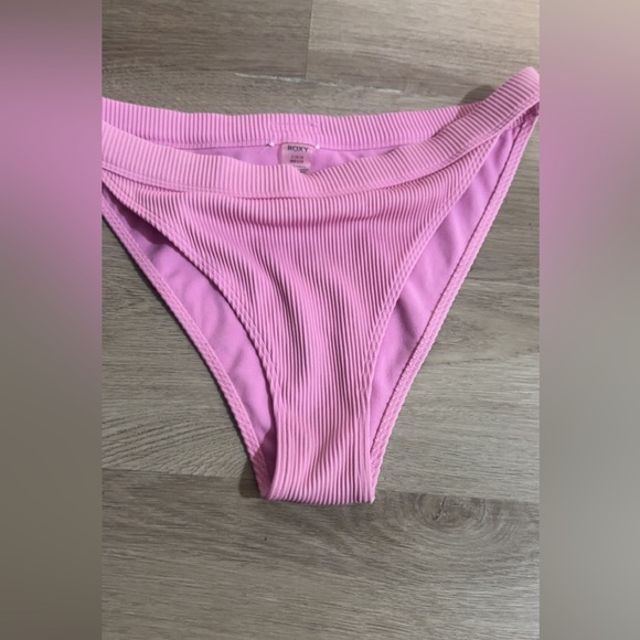 Roxy Light Pink Ribbed Swimwear - Picture 1 of 3